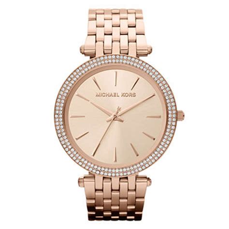 michael kors dameshorloge rose goud sale